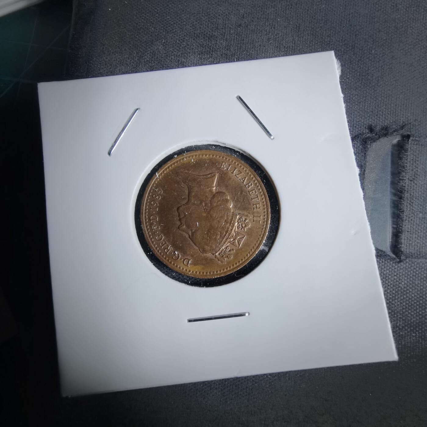 沼泽如烟--第938场 英国1989年1便士