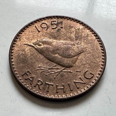 🌹外币初藏🌹🐯2025年第143场  每周二四六晚8️⃣点 接代拍 - 英国1951年一法新