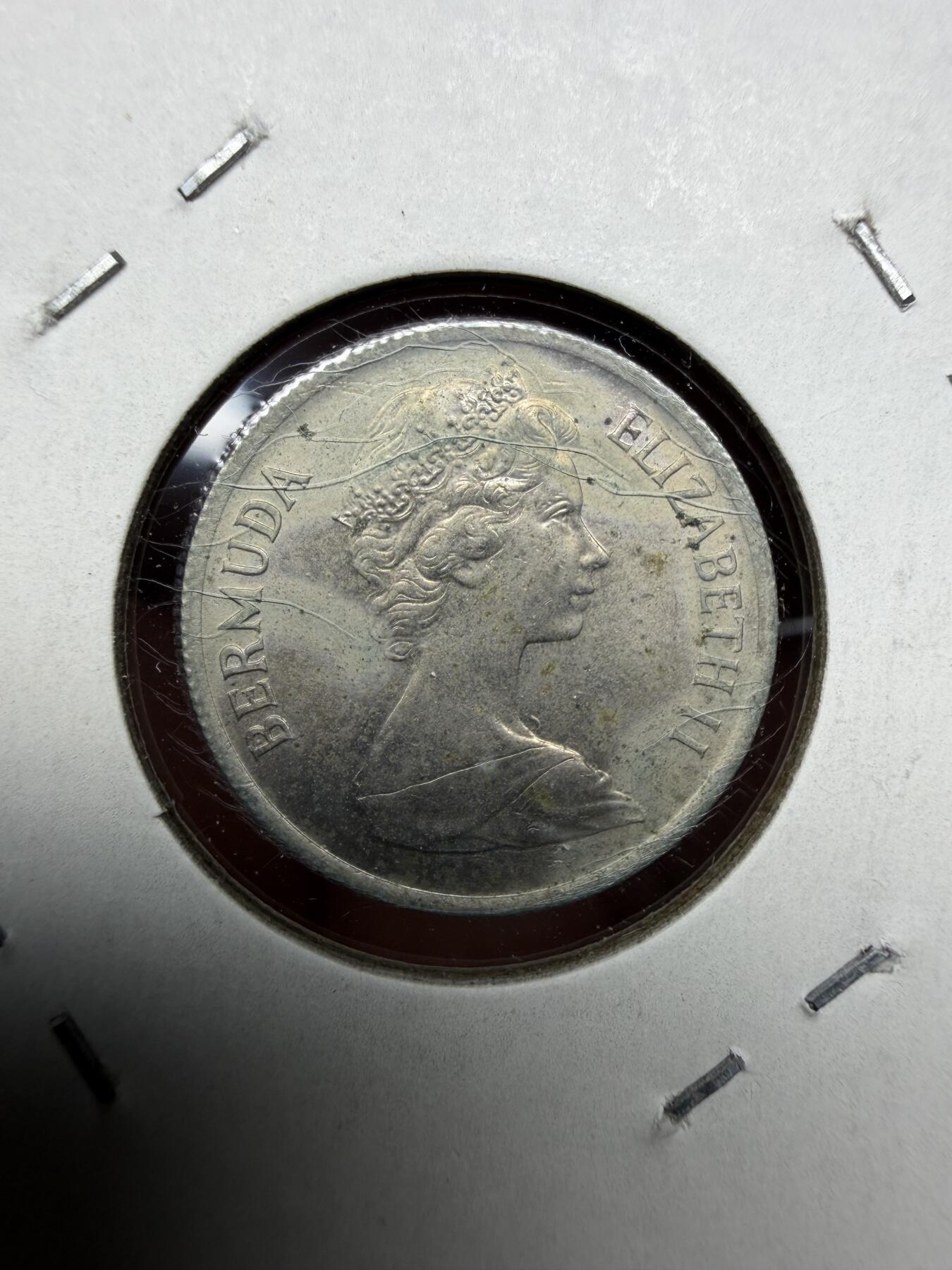 2025年集古藏今外币拍卖第十一期-第2场—（总第292拍），可以寄存60天，满160元包邮。 1970年百慕大10分