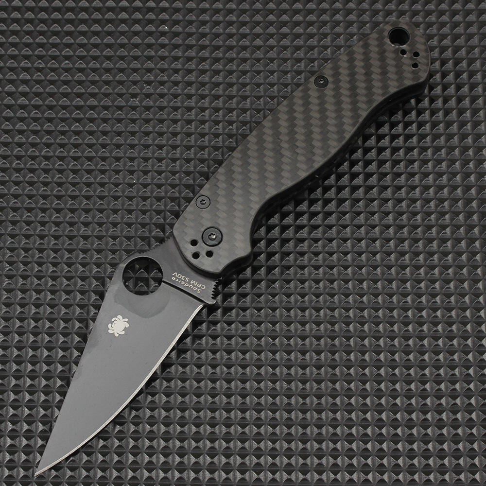 蜘蛛C81折叠刀碳纤手柄折刀