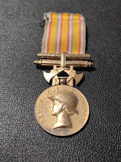 靖甫拍卖第十三场 - 法国消防嘉奖奖章 950银17.5克