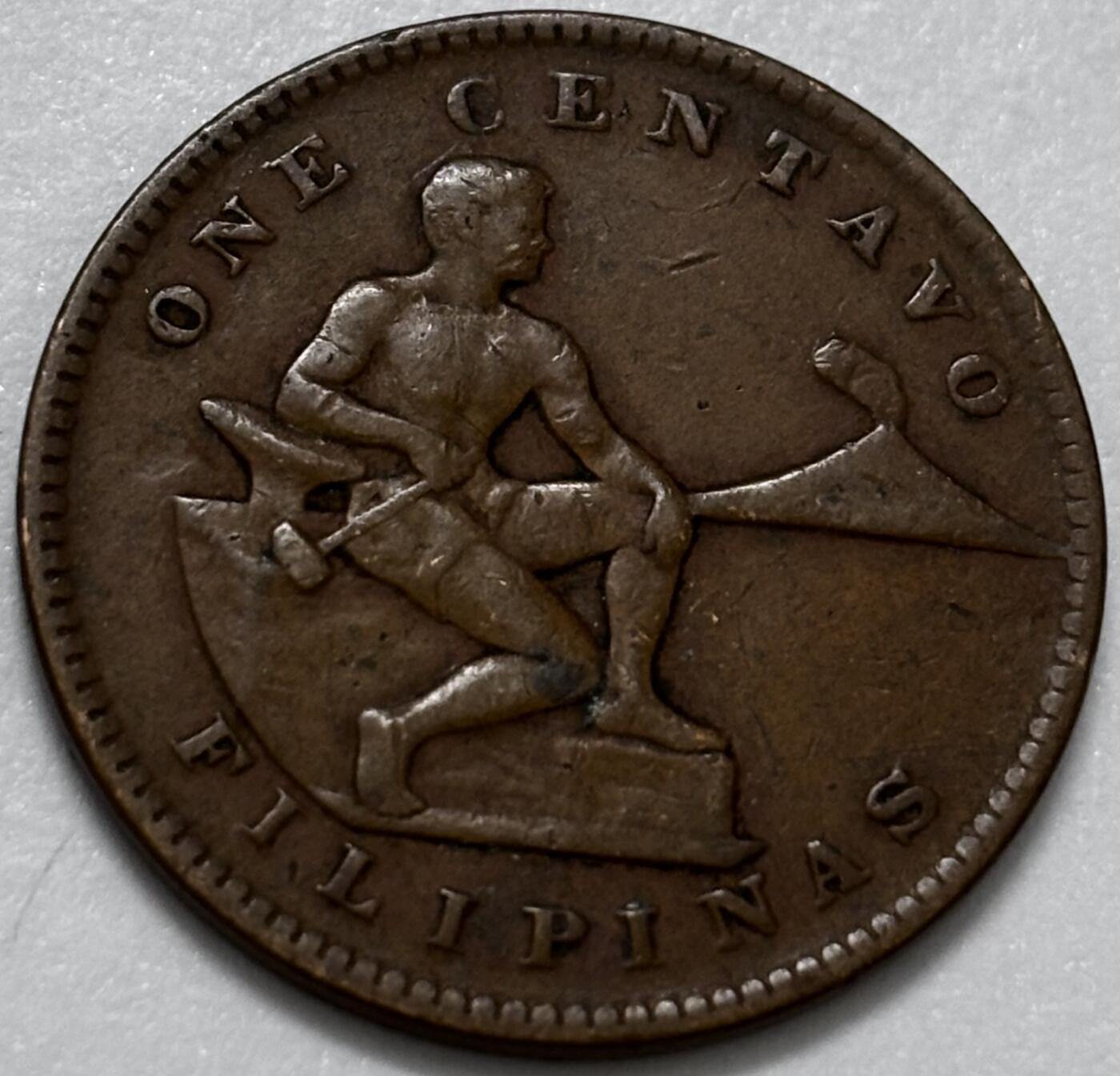 文馨钱币收藏第 286 场，圣诞节专场【 长期接收代拍品低至 0 佣金】 少见年份极美品 1922 年美属菲律宾 1 分铜币