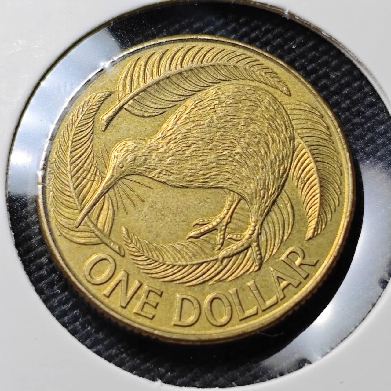 KK钱币收藏小铺 第382期  2月预留时间 周末发货 1990新西兰1元 