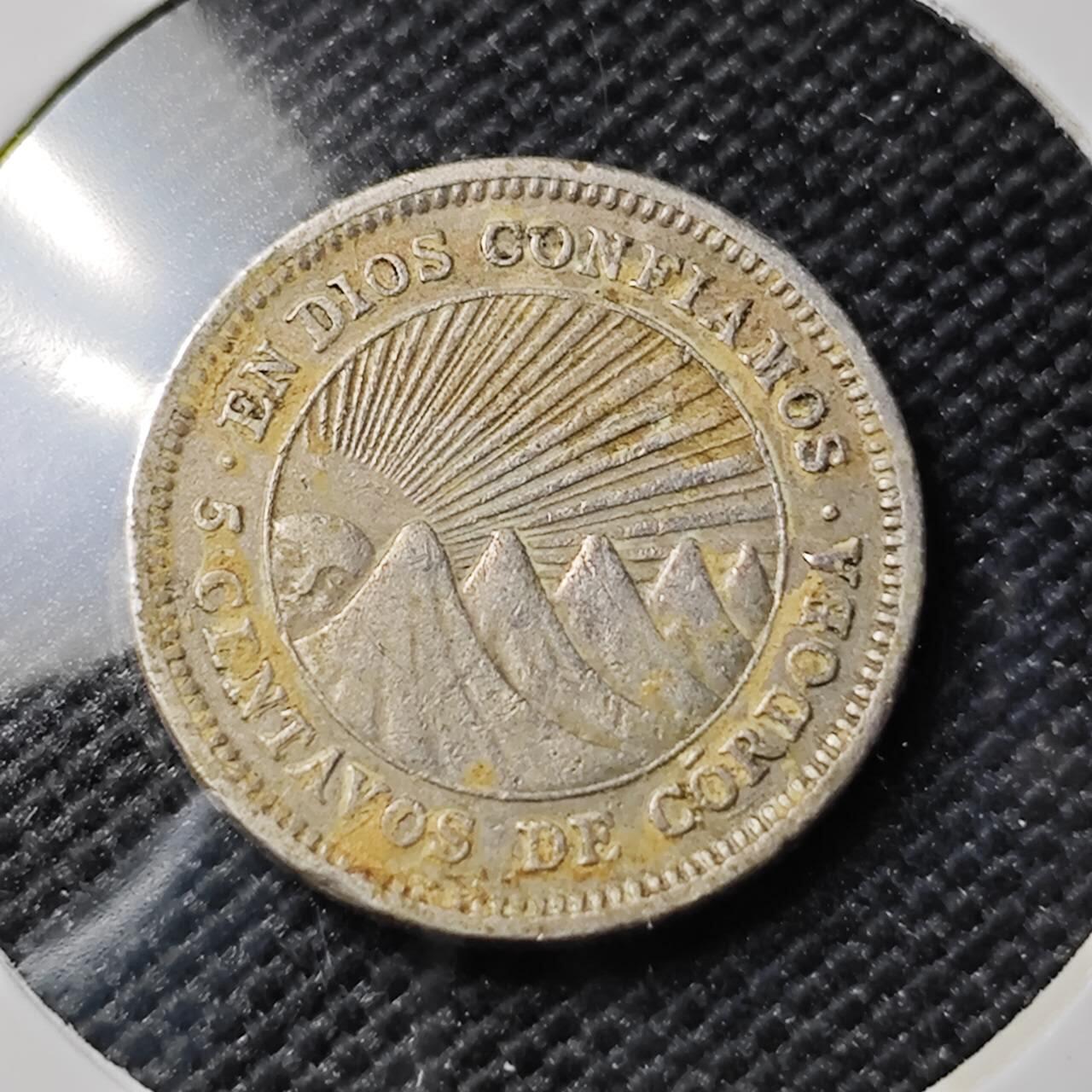 KK钱币收藏小铺 第382期  2月预留时间 周末发货 1965尼加拉瓜5分