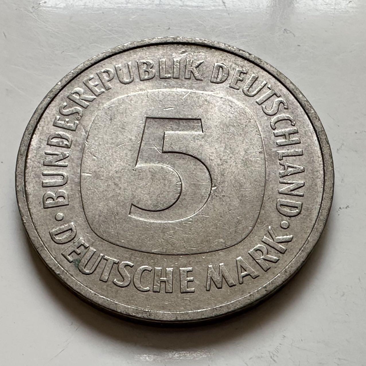 🌹外币初藏🌹🐯2025年第143场  每周二四六晚8️⃣点 接代拍 德国1979年G版5马克