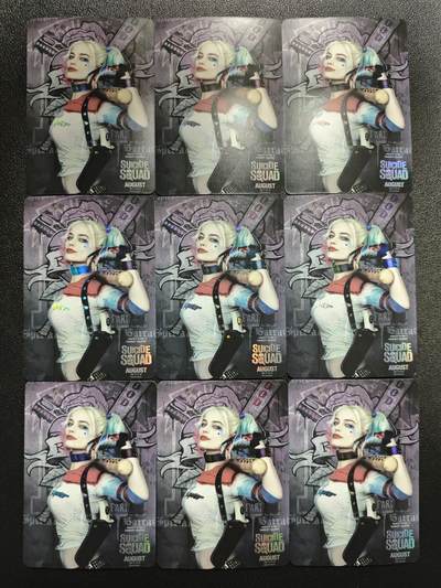 天玑星卡拍第151期《12.18周四截拍》持续收拍收评中 满赠卡需备注 - 纵横卡牌 自杀小队 小丑女 彩闪 九张