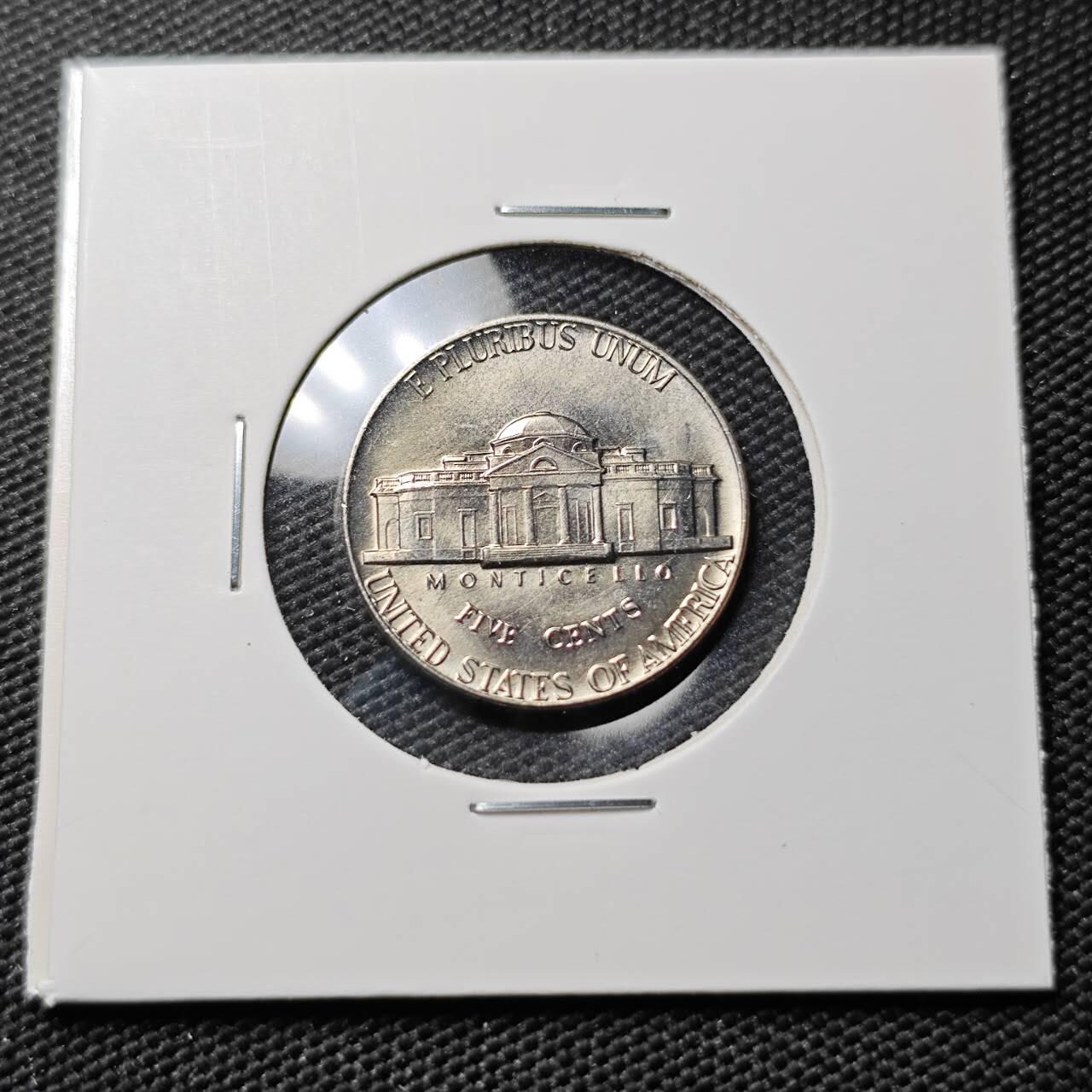 KK钱币收藏小铺 第382期  2月预留时间 周末发货 1976美国5美分 拆卷品