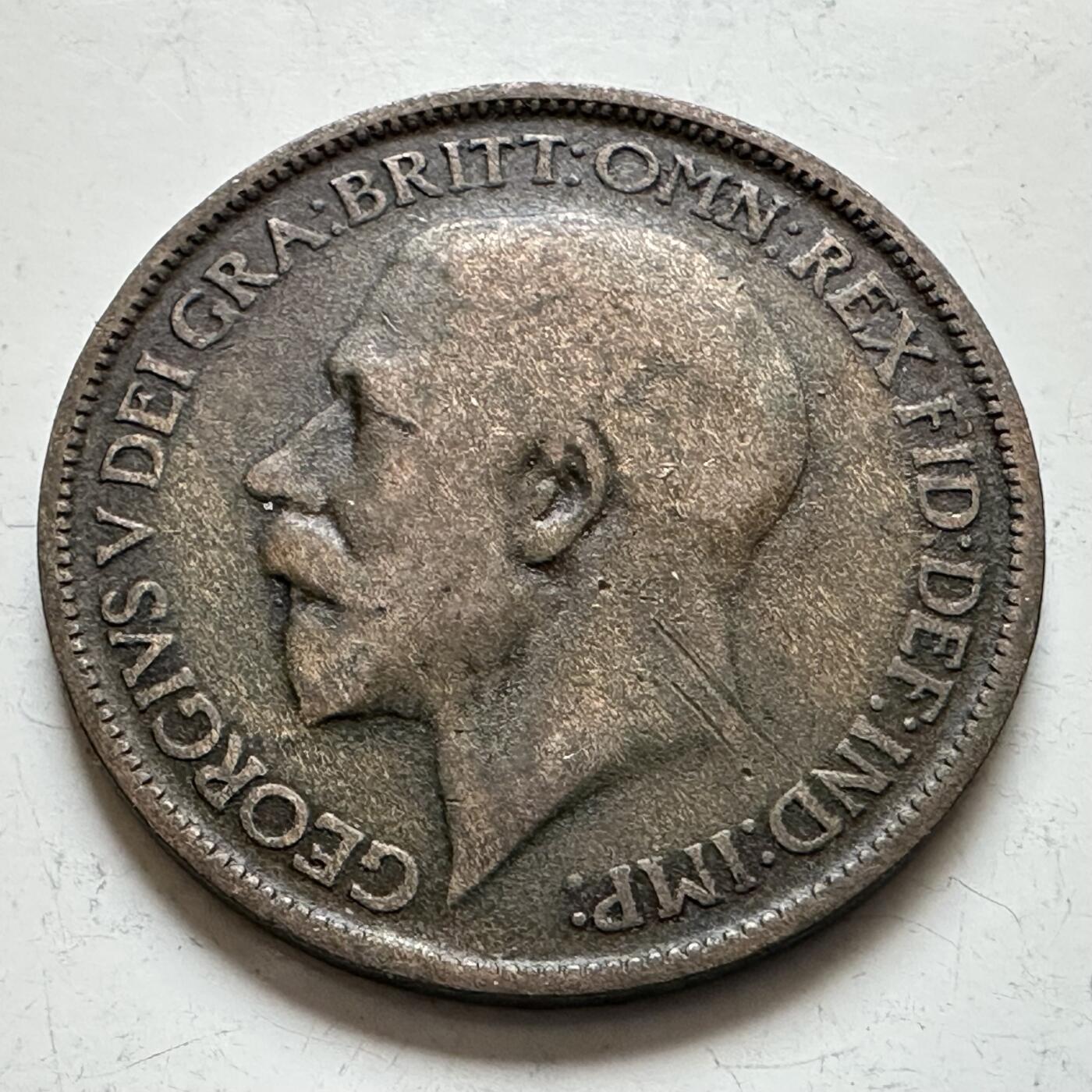 🌹外币初藏🌹🐯2025年第143场  每周二四六晚8️⃣点 接代拍 英国1913年 半便士