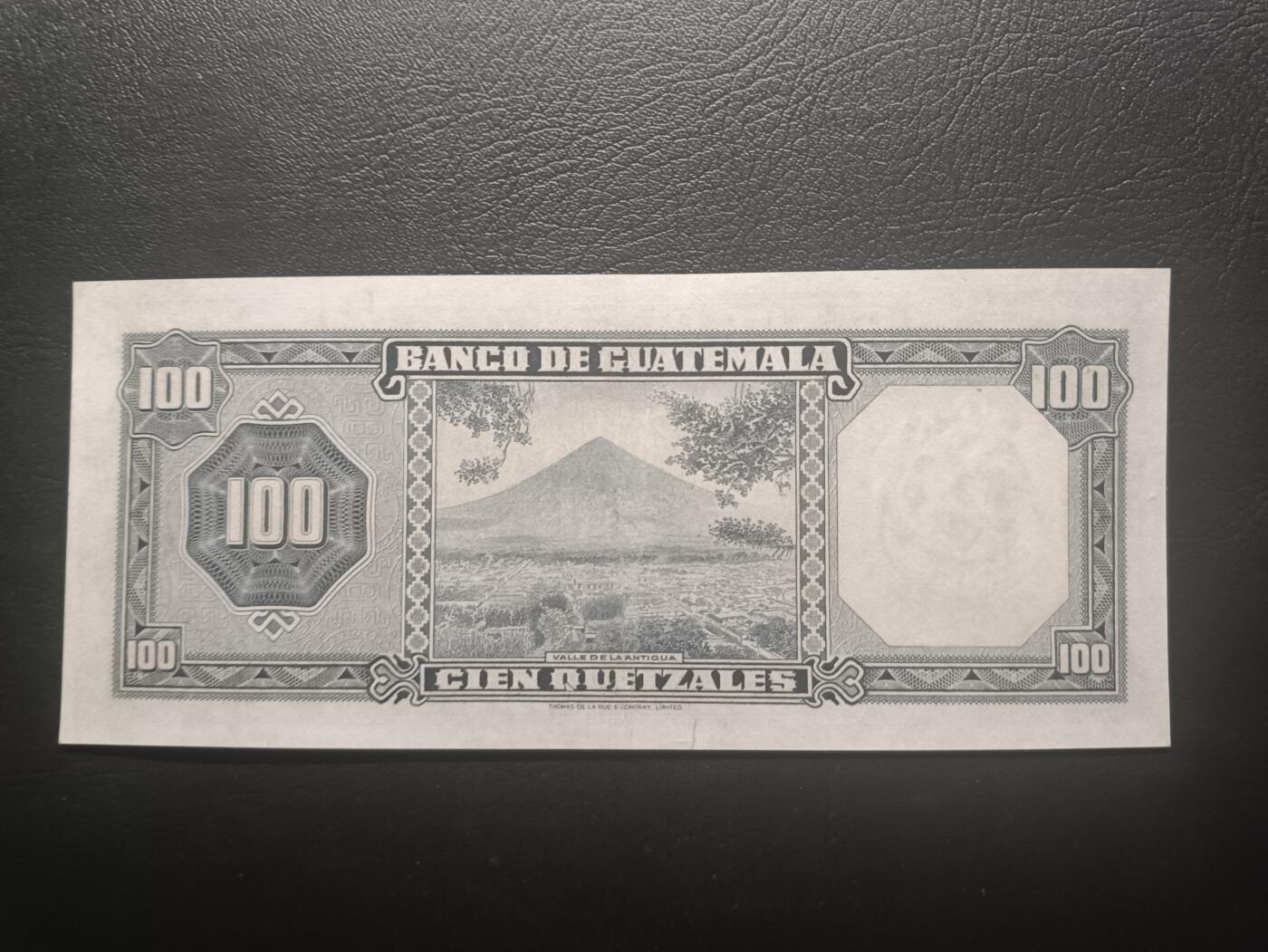 2025十二月第四期，总209期 危地马拉1966年100格查尔AUNC，此品种极为少见，纳努拉和安提瓜山脉