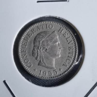 沼泽如烟--第938场 - 瑞士1955年五分