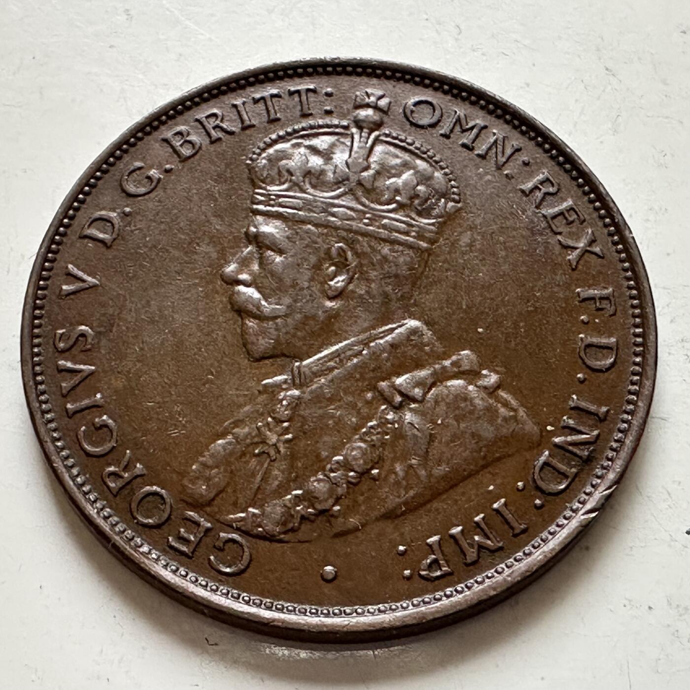 🌹外币初藏🌹🐯2025年第143场  每周二四六晚8️⃣点 接代拍 澳大利亚1933年一便士