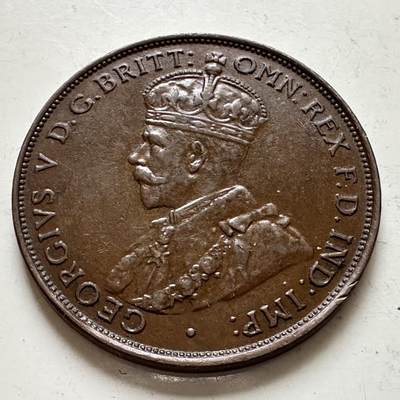 🌹外币初藏🌹🐯2025年第143场  每周二四六晚8️⃣点 接代拍 - 澳大利亚1933年一便士