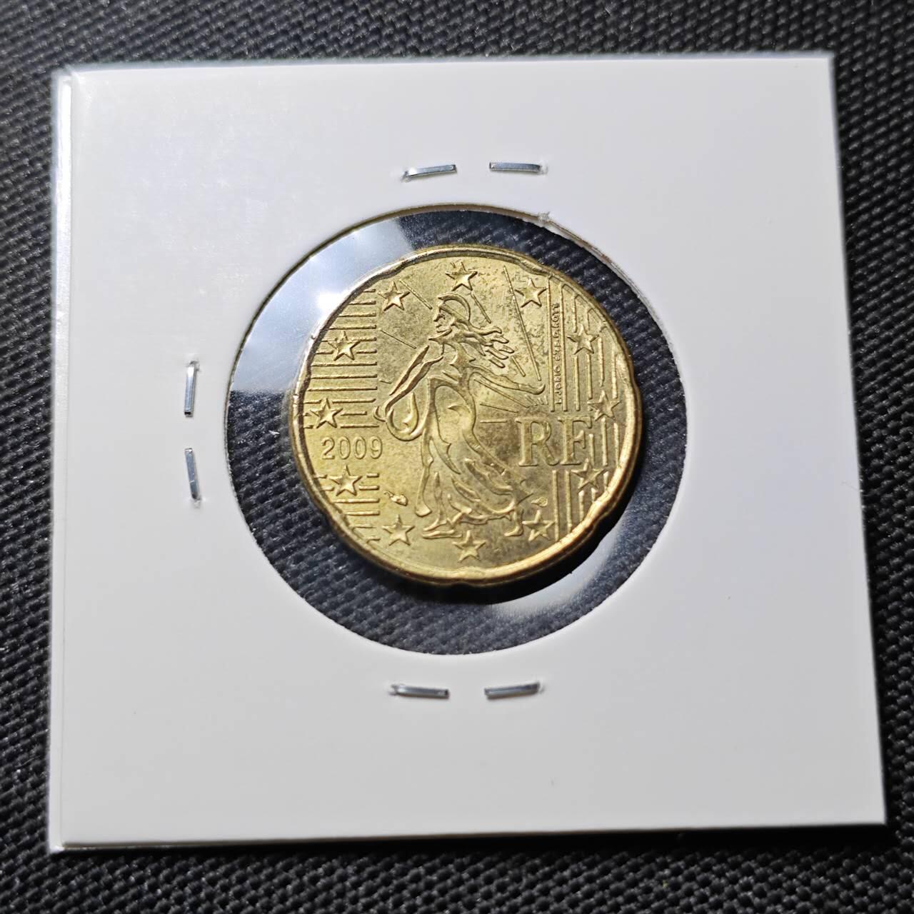 KK钱币收藏小铺 第382期  2月预留时间 周末发货 2009欧盟20欧分 