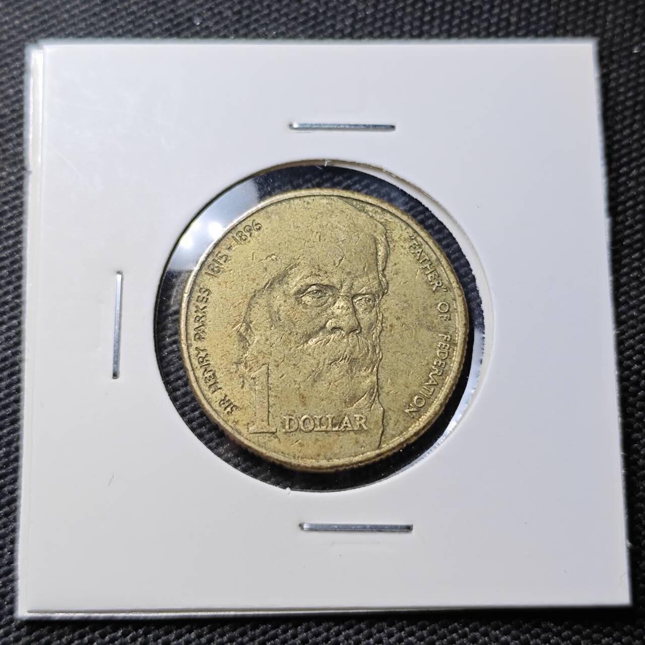 KK钱币收藏小铺 第382期  2月预留时间 周末发货 1996澳大利亚1元