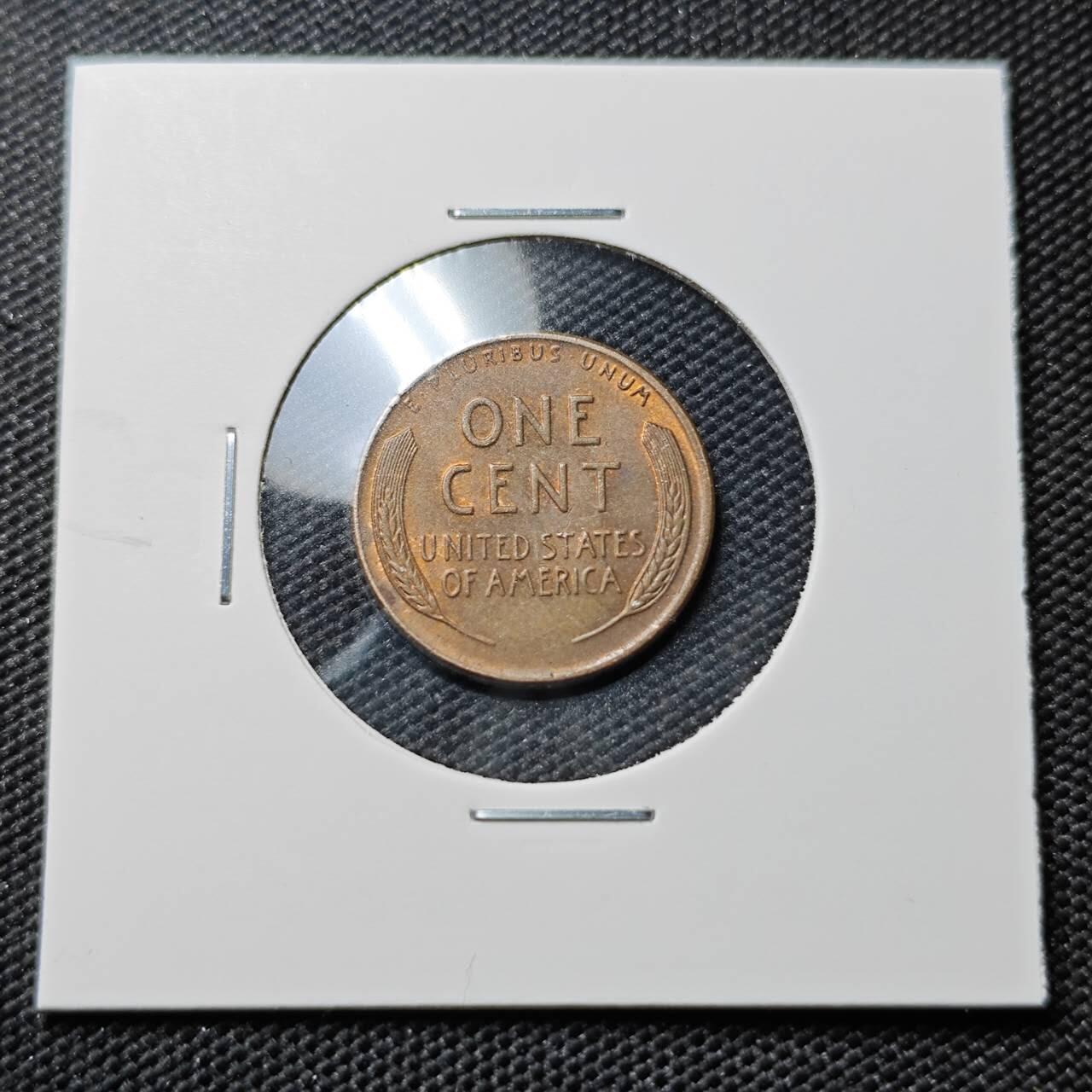 KK钱币收藏小铺 第382期  2月预留时间 周末发货 1958美国1分 