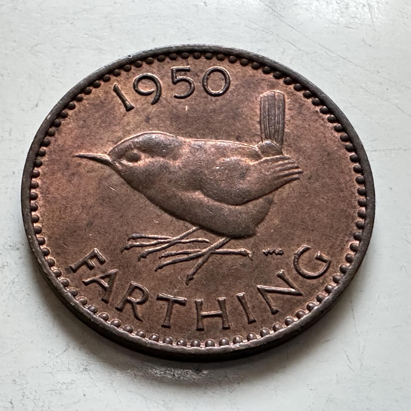 🌹外币初藏🌹🐯2025年第143场  每周二四六晚8️⃣点 接代拍 英国1950年一法新