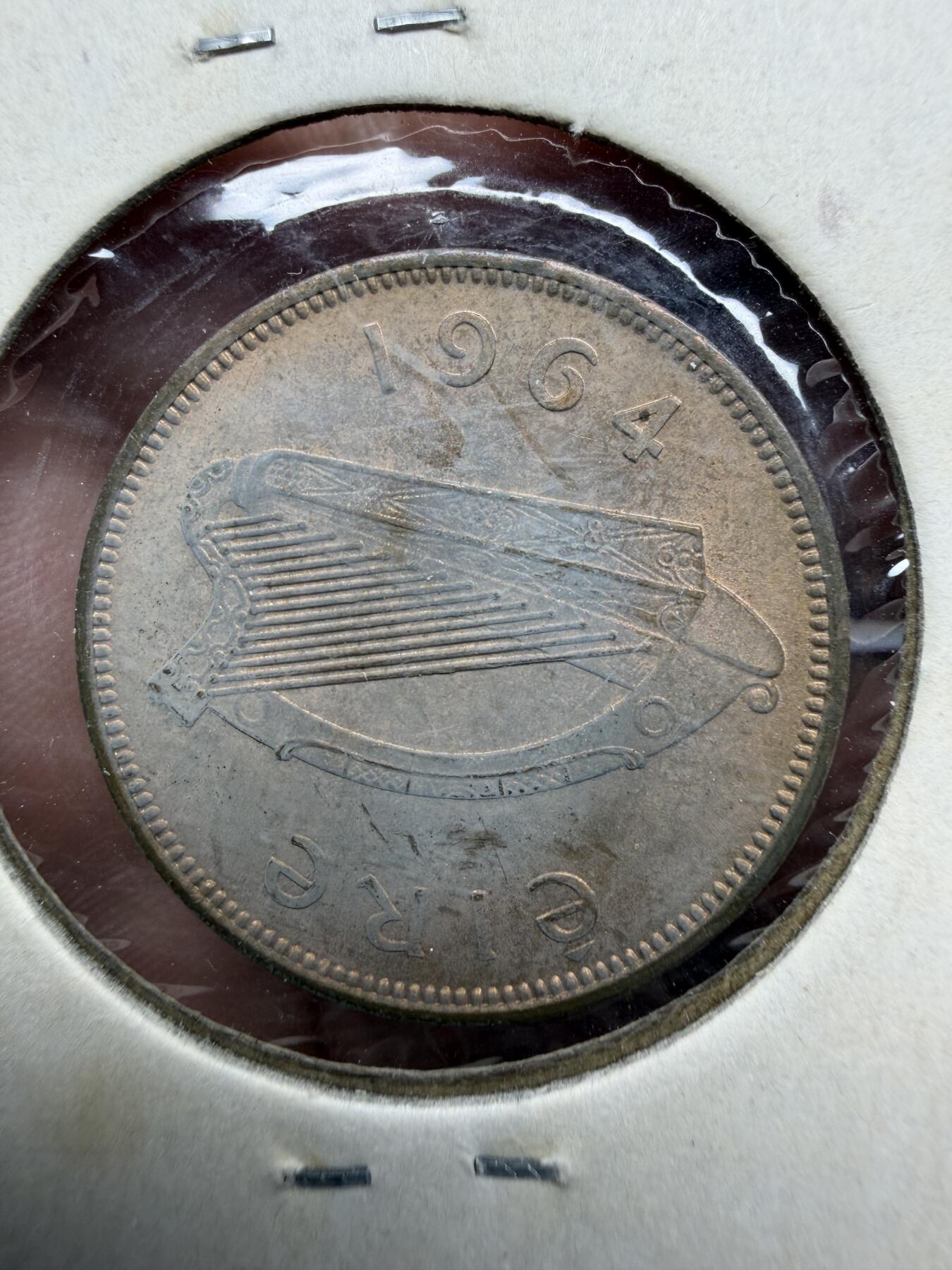 2025年集古藏今外币拍卖第十一期-第2场—（总第292拍），可以寄存60天，满160元包邮。 1964年爱尔兰1/2便士