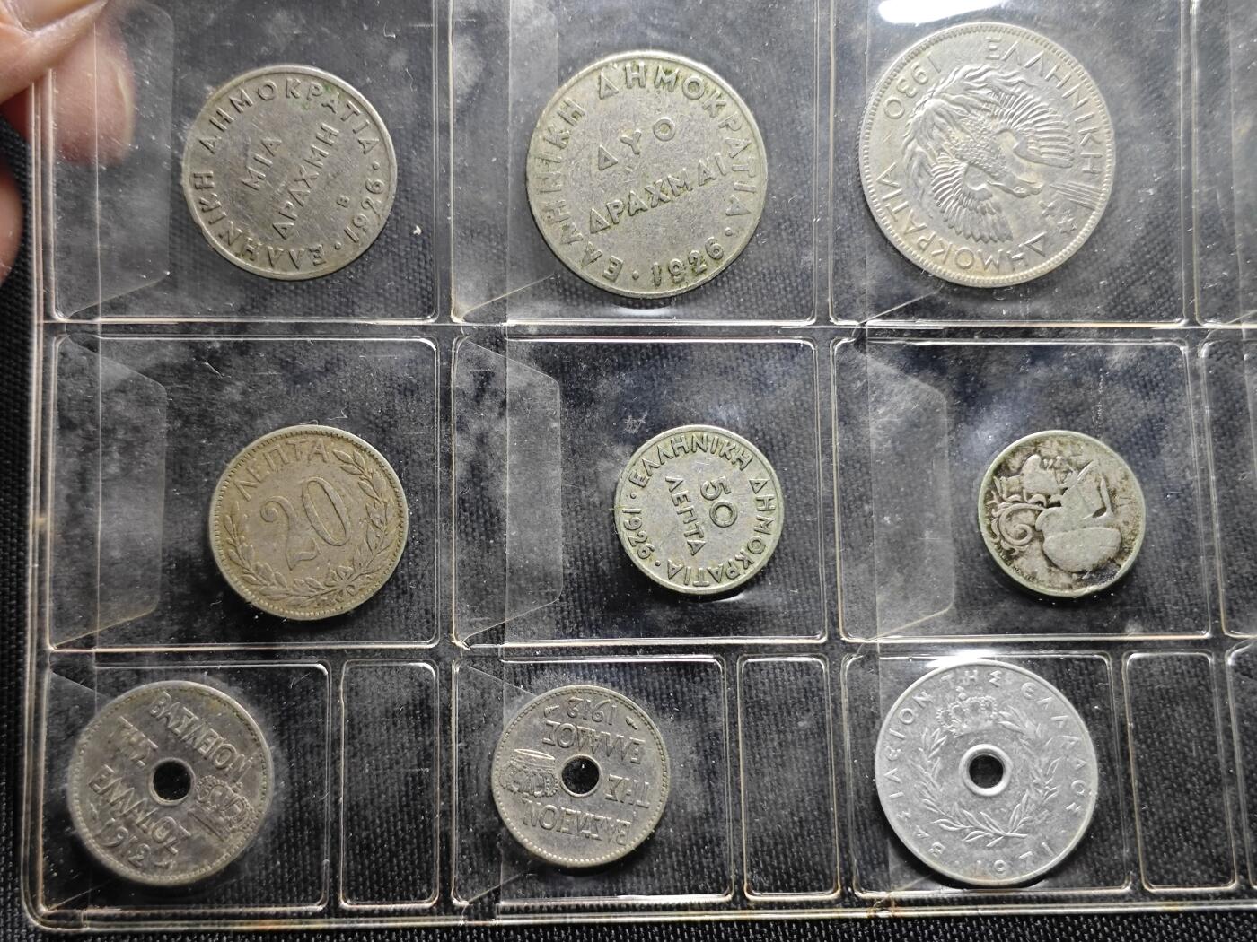 KK钱币收藏小铺 《套币 好品/批量散币专场》  2月预留时间 周末发货  希腊散币一组