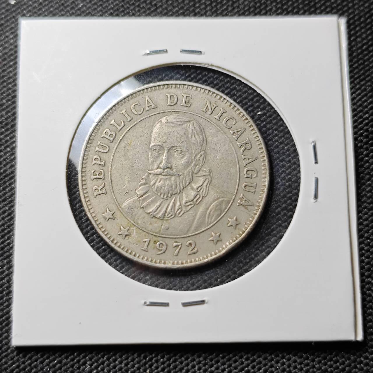 KK钱币收藏小铺 第382期  2月预留时间 周末发货 1972尼加拉瓜1科多巴 