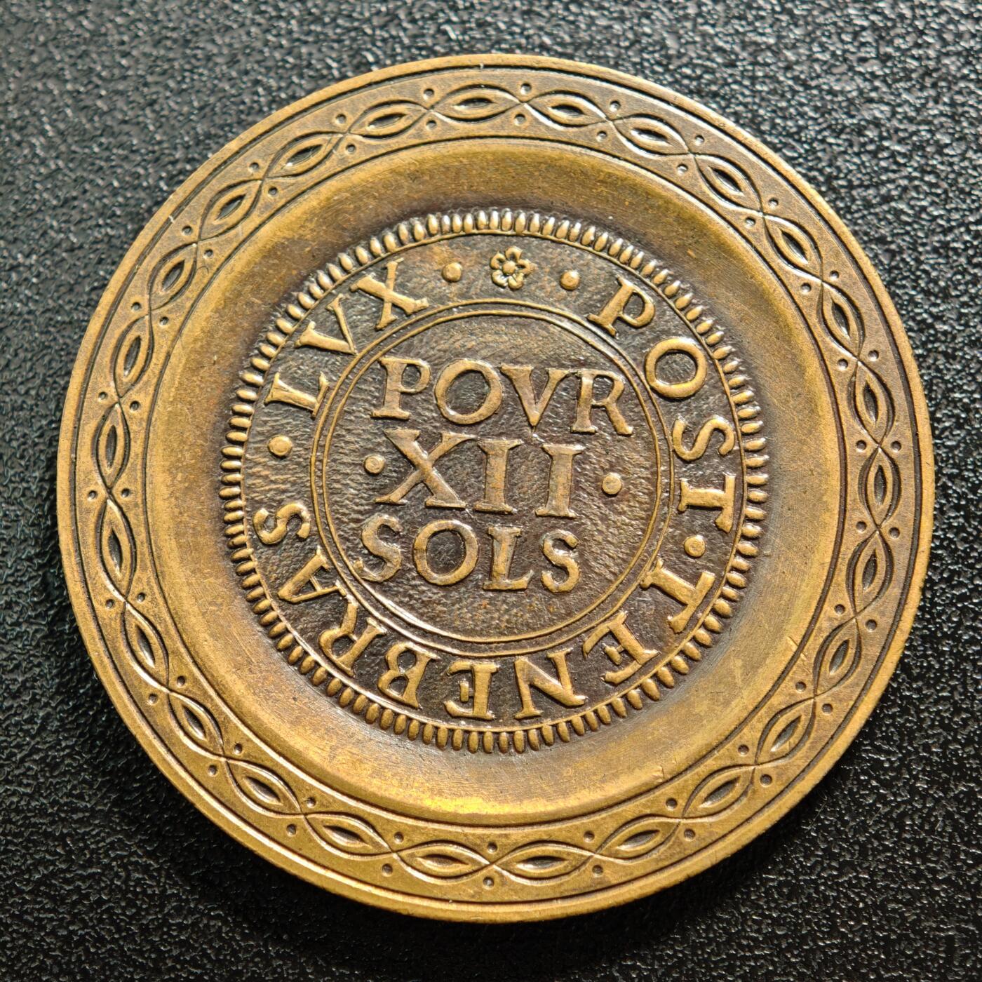 【德藏】世界币章拍卖第158期（拍品征集中~欢迎藏友联系） 1952年 瑞士日内瓦登城节350周年纪念铜章 是为纪念1602年日内瓦击退萨伏依公国入侵的登城事件350周年打造的官方纪念章 直径约：41.1mm；重约：28.7g