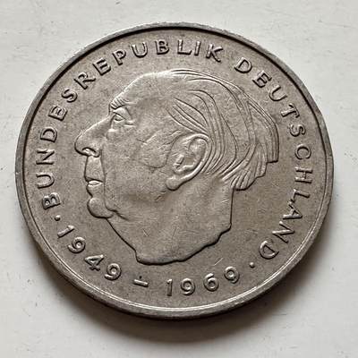 🌹外币初藏🌹🐯2025年第143场  每周二四六晚8️⃣点 接代拍 - 德国1973年G版 2马克 豪斯