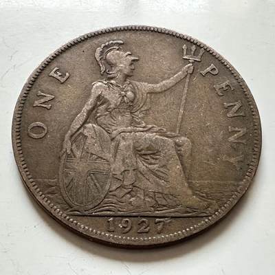 🌹外币初藏🌹🐯2025年第143场  每周二四六晚8️⃣点 接代拍 - 英国1927年 一便士