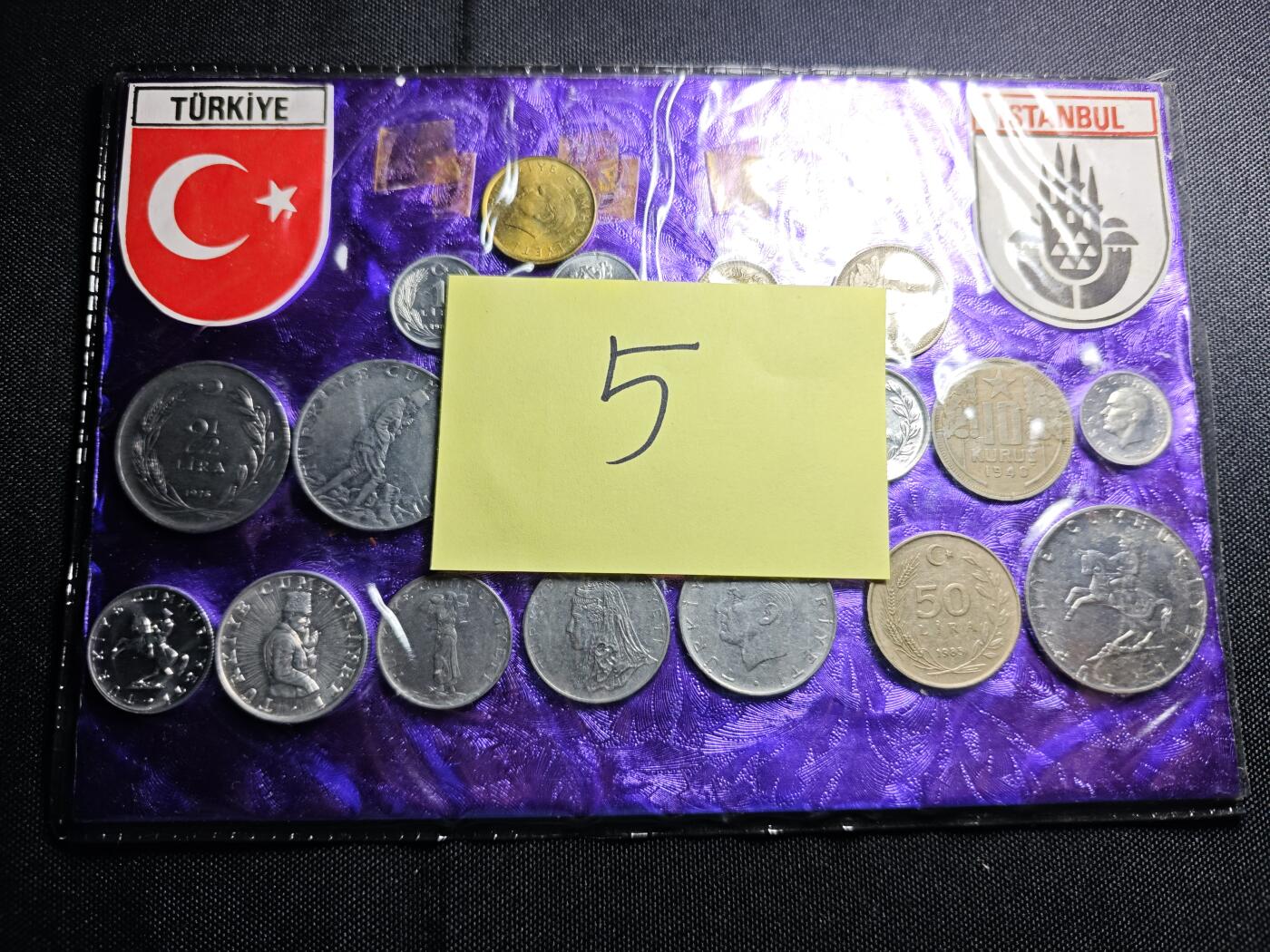 KK钱币收藏小铺 《套币 好品/批量散币专场》  2月预留时间 周末发货  土耳其套币 有脱落