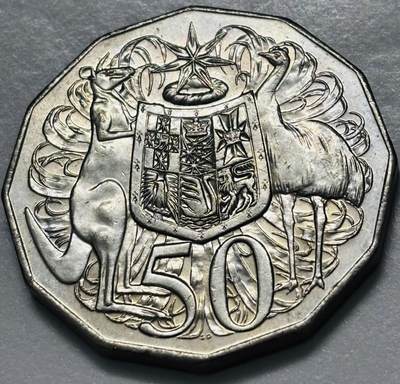 文馨钱币收藏第 286 场，圣诞节专场【 长期接收代拍品低至 0 佣金】 - 原光好品 2007 年澳大利亚 50 分