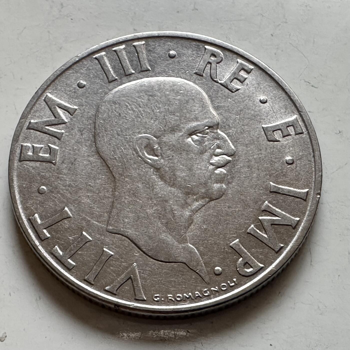 🌹外币初藏🌹🐯2025年第143场  每周二四六晚8️⃣点 接代拍 意大利1939年2里拉