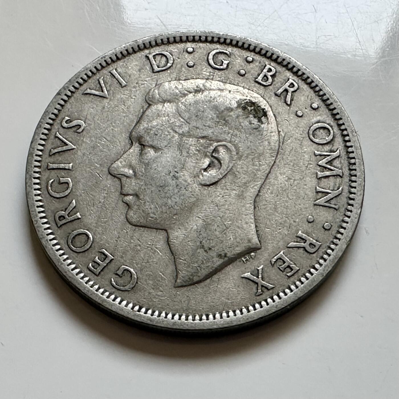 🌹外币初藏🌹🐯2025年第143场  每周二四六晚8️⃣点 接代拍 英国1949年半克郎 