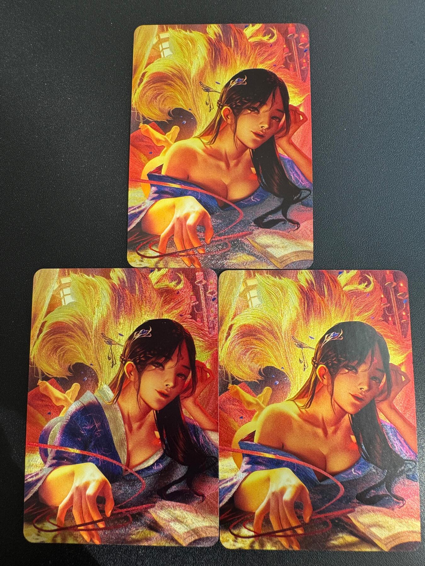 NO.18 好又多金牌大场，新店点关注不迷路！每周一站式配齐，方便凑单！（周6晚8点截拍，卖家送拍0抽成！） 五月卡牌 狐说 1套3张 粗闪