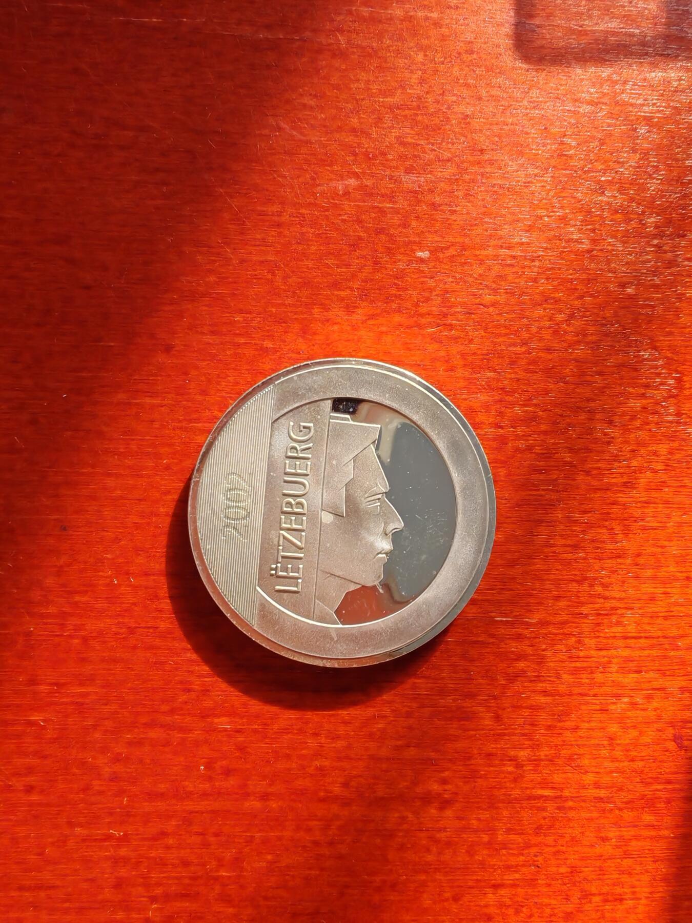 长老汇蛇年精选第八十三场拍卖 2002卢森堡欧洲法院50周年25欧元精制银币，22.85克925银