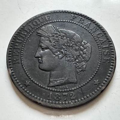 🌹外币初藏🌹🐯2025年第143场  每周二四六晚8️⃣点 接代拍 - 法国1872年十分 细节清晰