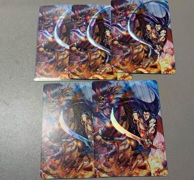 秋萤阁第38期 (12月20日周六晚上22点截拍，欢迎竞拍)  - 燎原豪杰传 张郃 折光 闪彩 钻闪自辨 5张