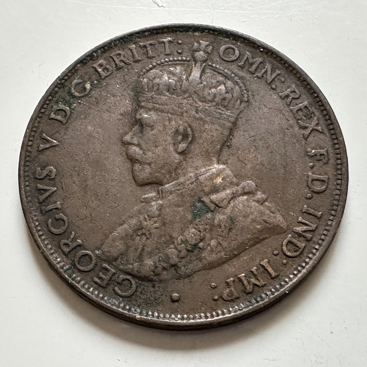 🌹外币初藏🌹🐯2025年第143场  每周二四六晚8️⃣点 接代拍 澳大利亚1922年一便士