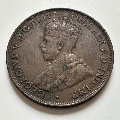 🌹外币初藏🌹🐯2025年第143场  每周二四六晚8️⃣点 接代拍 - 澳大利亚1922年一便士