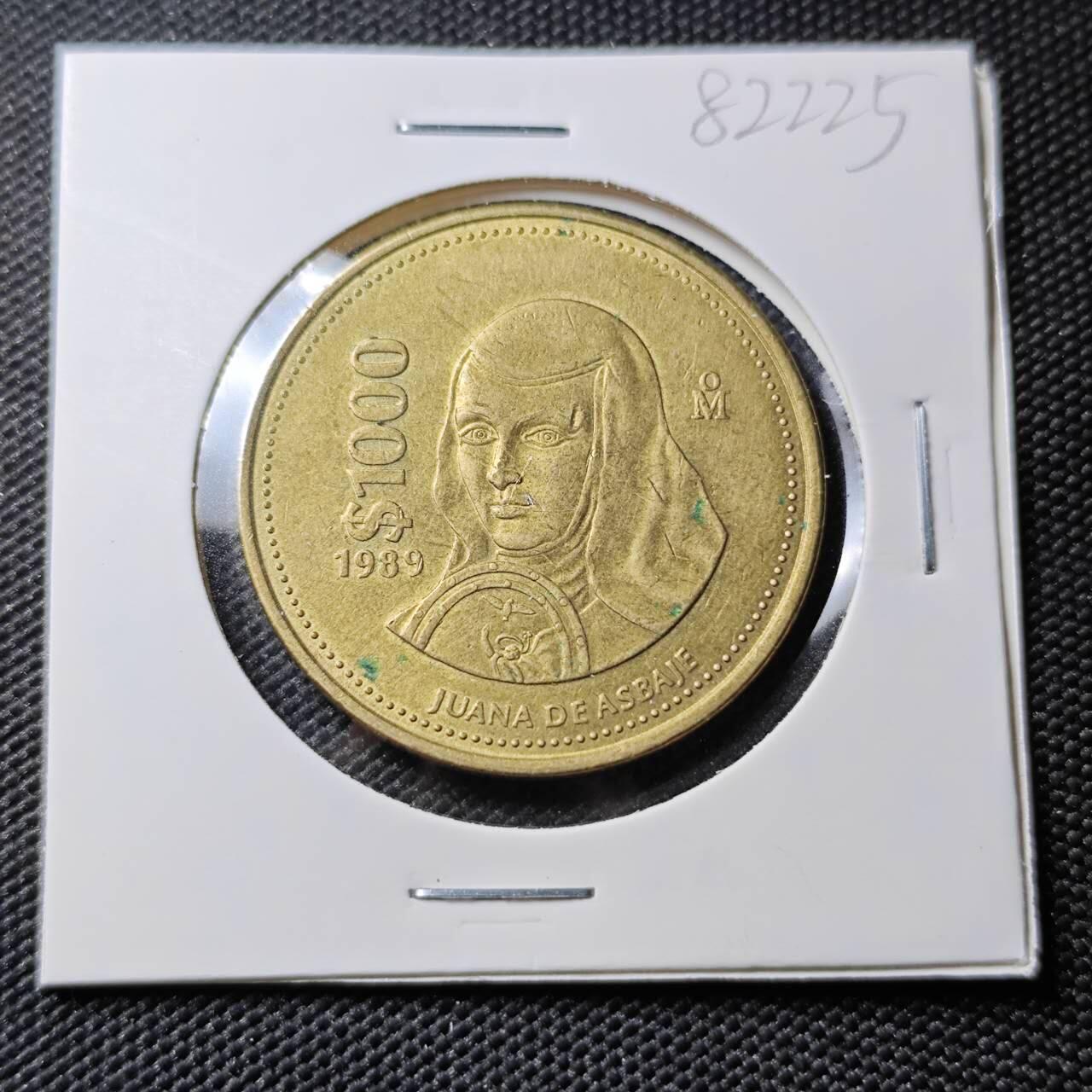 KK钱币收藏小铺 第382期  2月预留时间 周末发货 1989墨西哥1000比索