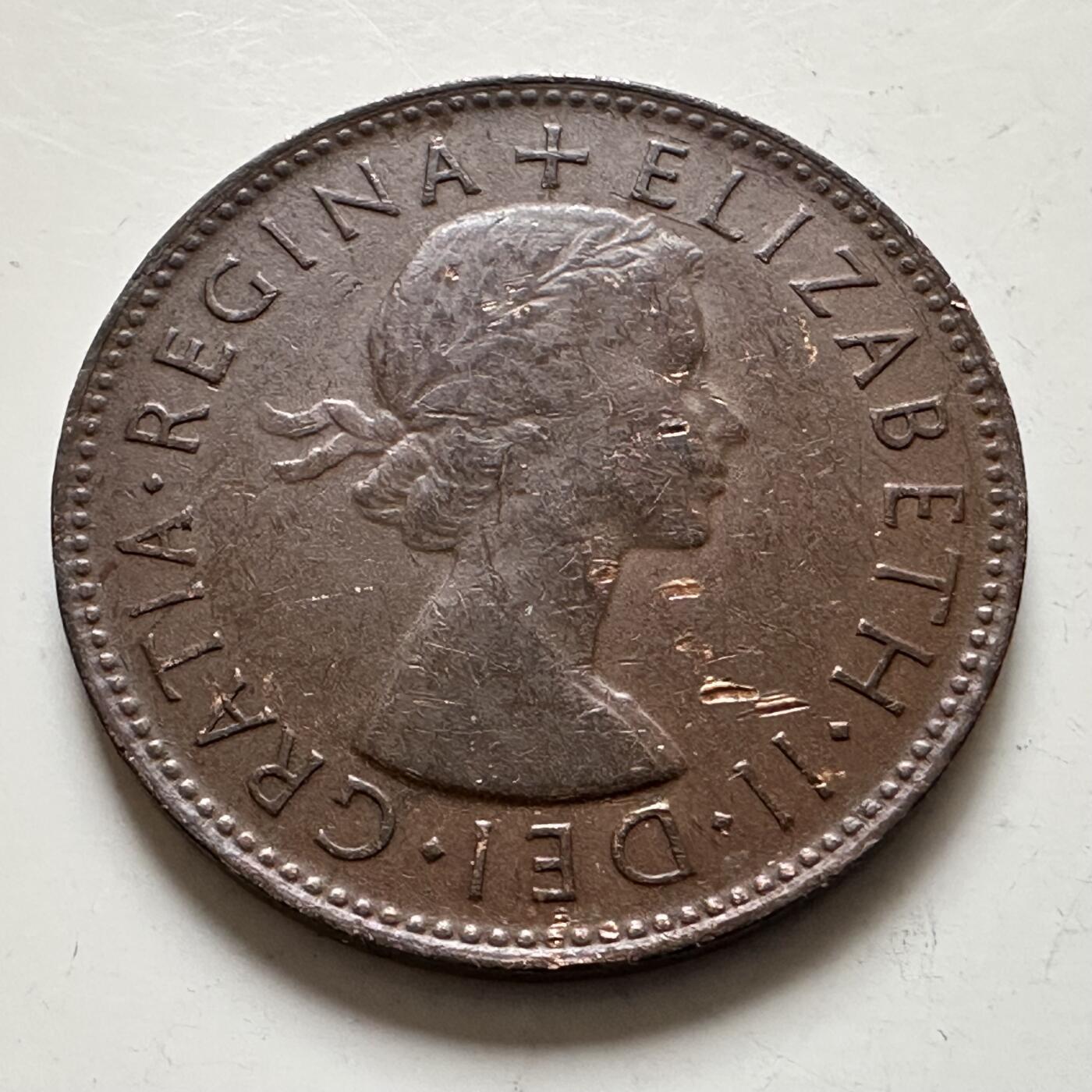 🌹外币初藏🌹🐯2025年第143场  每周二四六晚8️⃣点 接代拍 澳大利亚1953年半便士