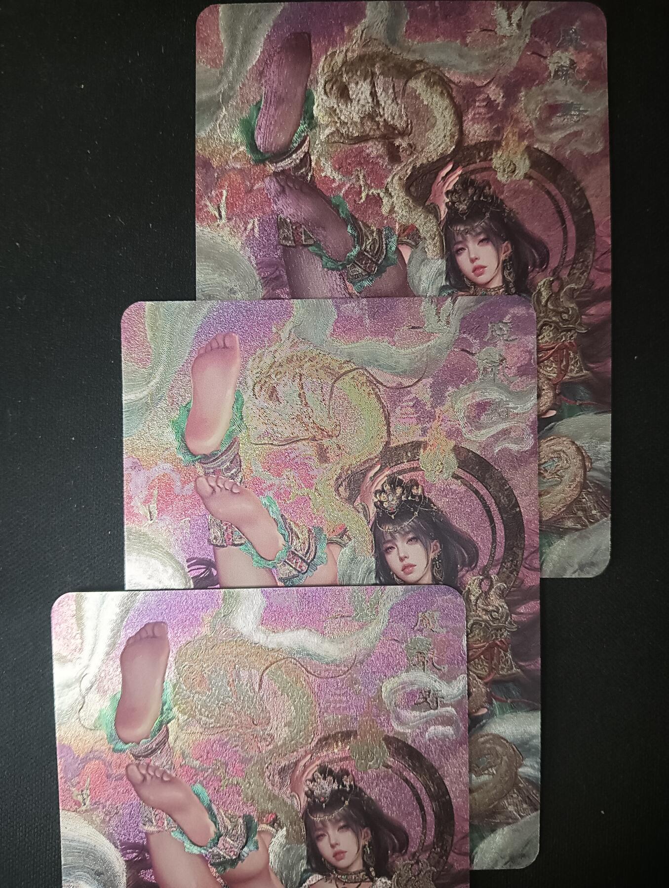 花开卡拍第53期（12月28号周日截拍，品控勿拍!!!拍品不寄存，运费5元，自制卡难免瑕疵，可能存在轻微撞角爆边等出厂瑕疵，品控介意勿拍！） 卡将西游群芳 魔礼寿 粗闪三渐变