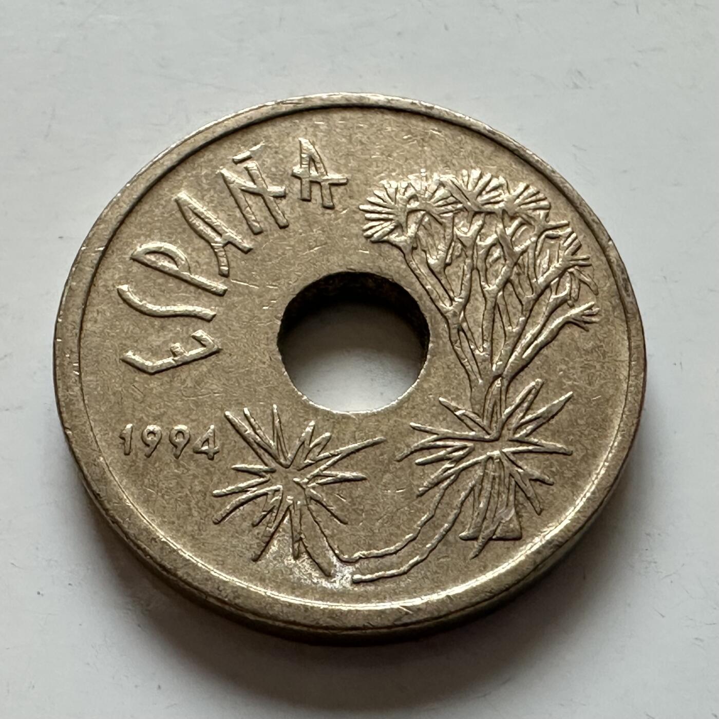 🌹外币初藏🌹🐯2025年第143场  每周二四六晚8️⃣点 接代拍 西班牙1994年25比塞塔