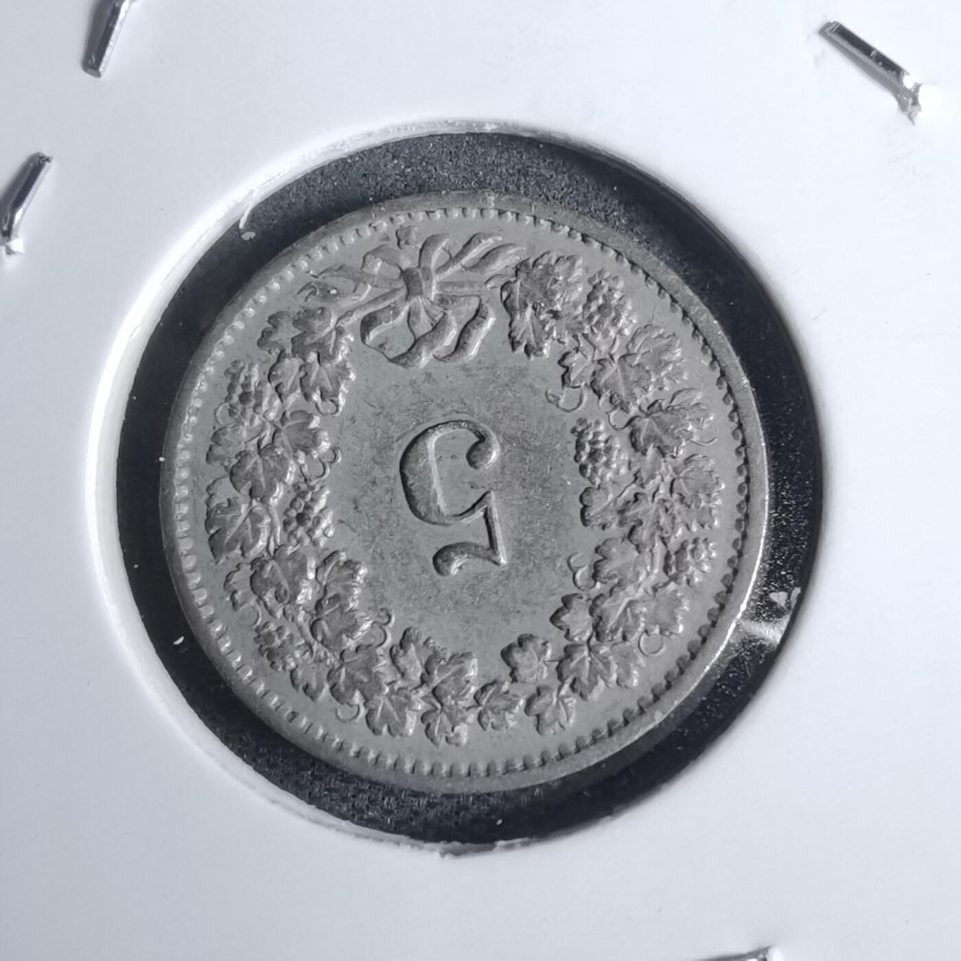 沼泽如烟--第938场 瑞士1955年五分