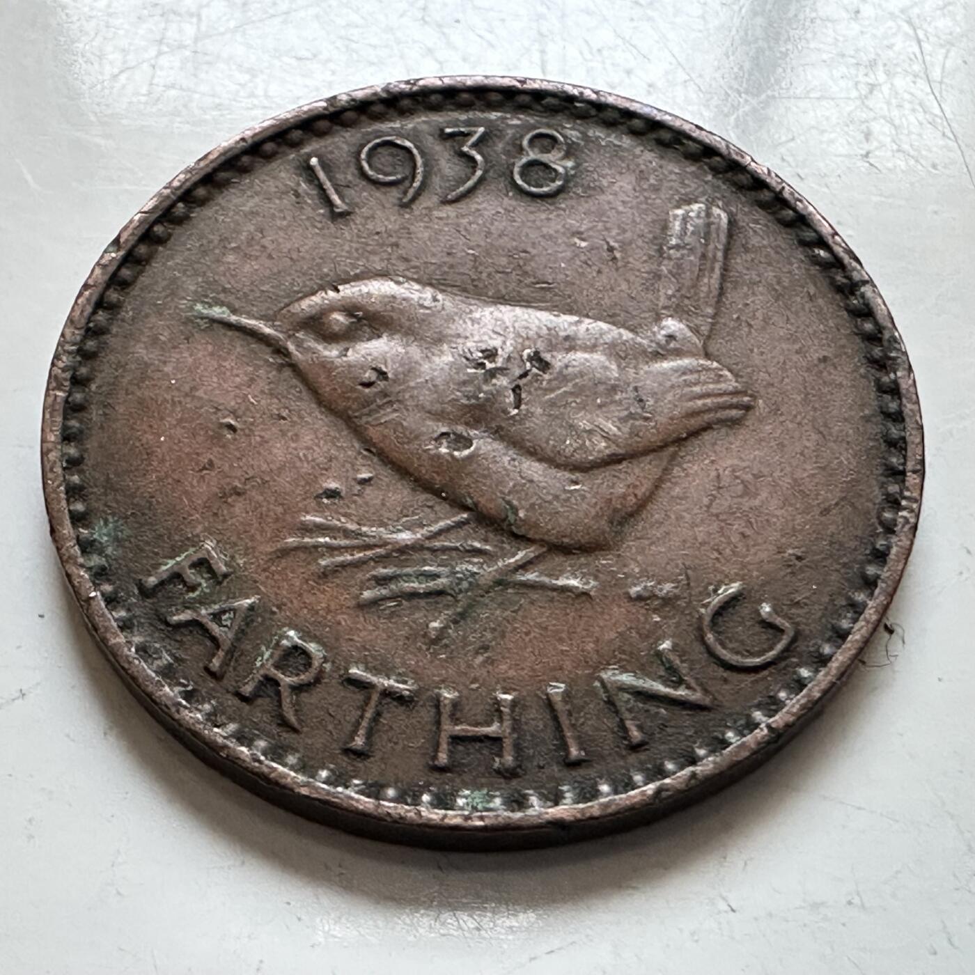 🌹外币初藏🌹🐯2025年第143场  每周二四六晚8️⃣点 接代拍 英国1938年一法新