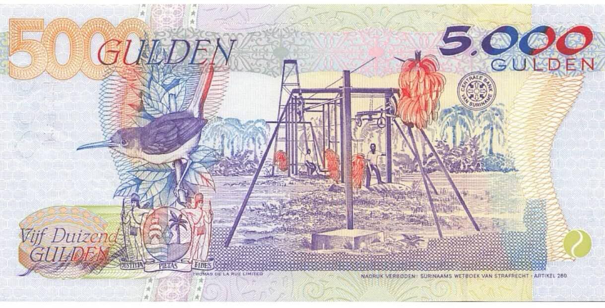 小福收藏拍卖第197期 裸钞场 本期有多张豹子号靓号 百慕大03年50元纪念钞百位号 马来亚和英属婆罗洲开国第一张纸币大冠女王 马来亚 41年1元英王乔六 法属太平洋10000法郎 捷克1000克朗纪念钞千位号  卢森堡 1000法郎  萨尔瓦多样钞 匈牙利 法罗群岛 危地马拉等多国精美纸币 苏里南 1997年 5000盾 首发年 unc