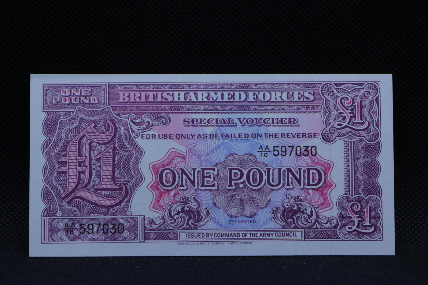 【淘币小摊】限时拍第八百三十四拍  纸币场  满百包邮可预留两周  周一统一发货   英国1镑军票