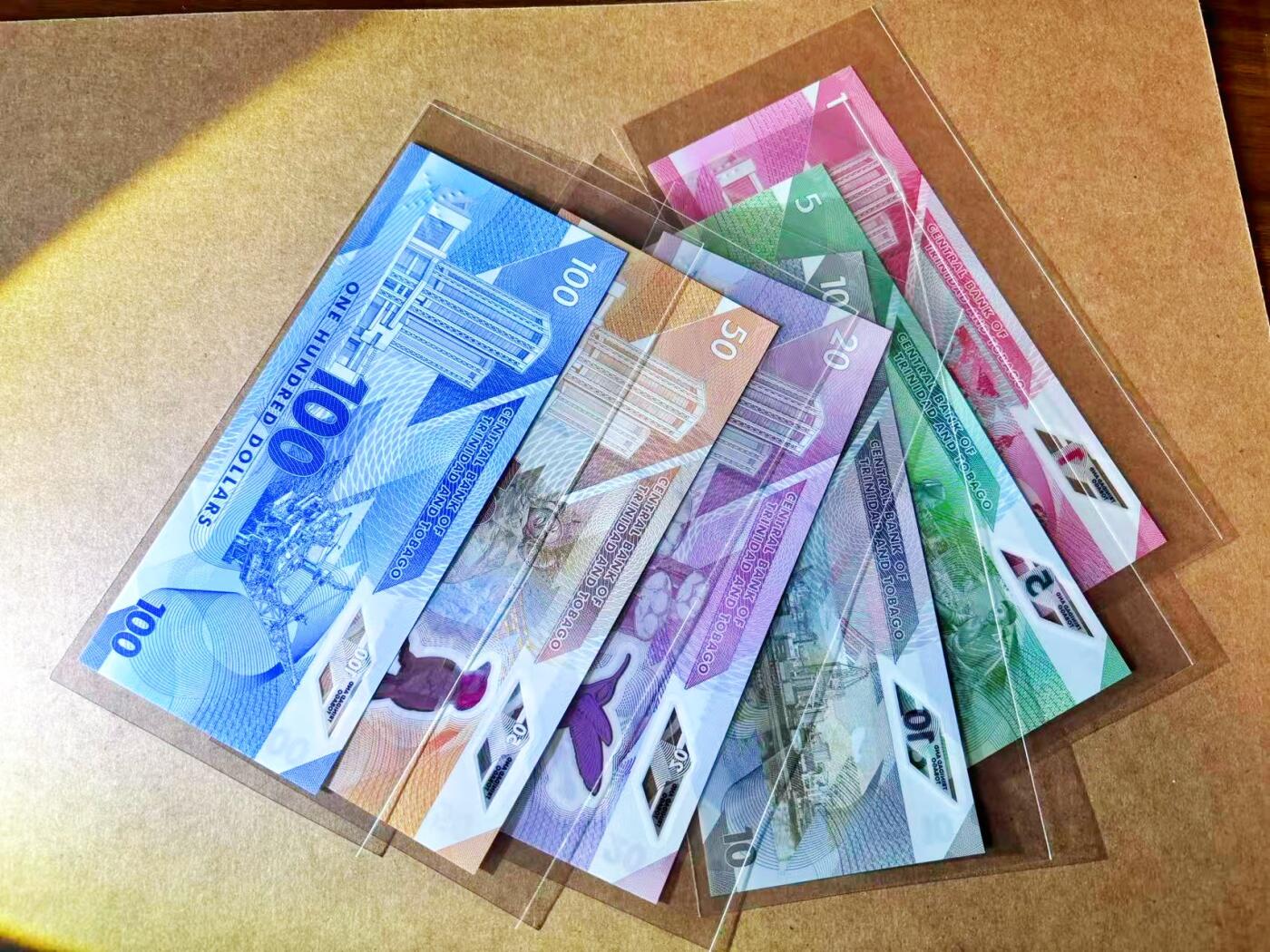 【Blue Auction】世界纸币精拍第765期——18级TOP拍卖/信誉/品质/专业/高效💫 【一组6张 含无47】特立尼达和多巴哥 1-100元 全新UNC