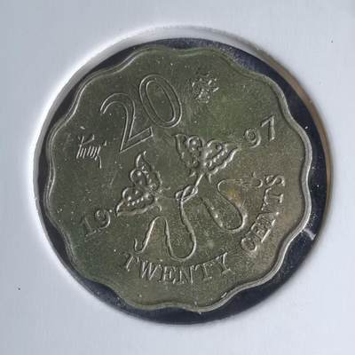 沼泽如烟--第941场 - 香港回归1997年二毫纪念币