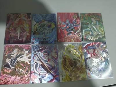 光影卡牌第27期，各家亲签，各家套卡，持续收拍品 - 一沓文化道友请留步，粗闪8张