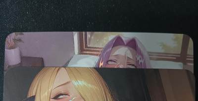 花开卡拍第53期（12月28号周日截拍，品控勿拍!!!拍品不寄存，运费5元，自制卡难免瑕疵，可能存在轻微撞角爆边等出厂瑕疵，品控介意勿拍！） - 大雷风华.双美 艺术卡 彩闪2张