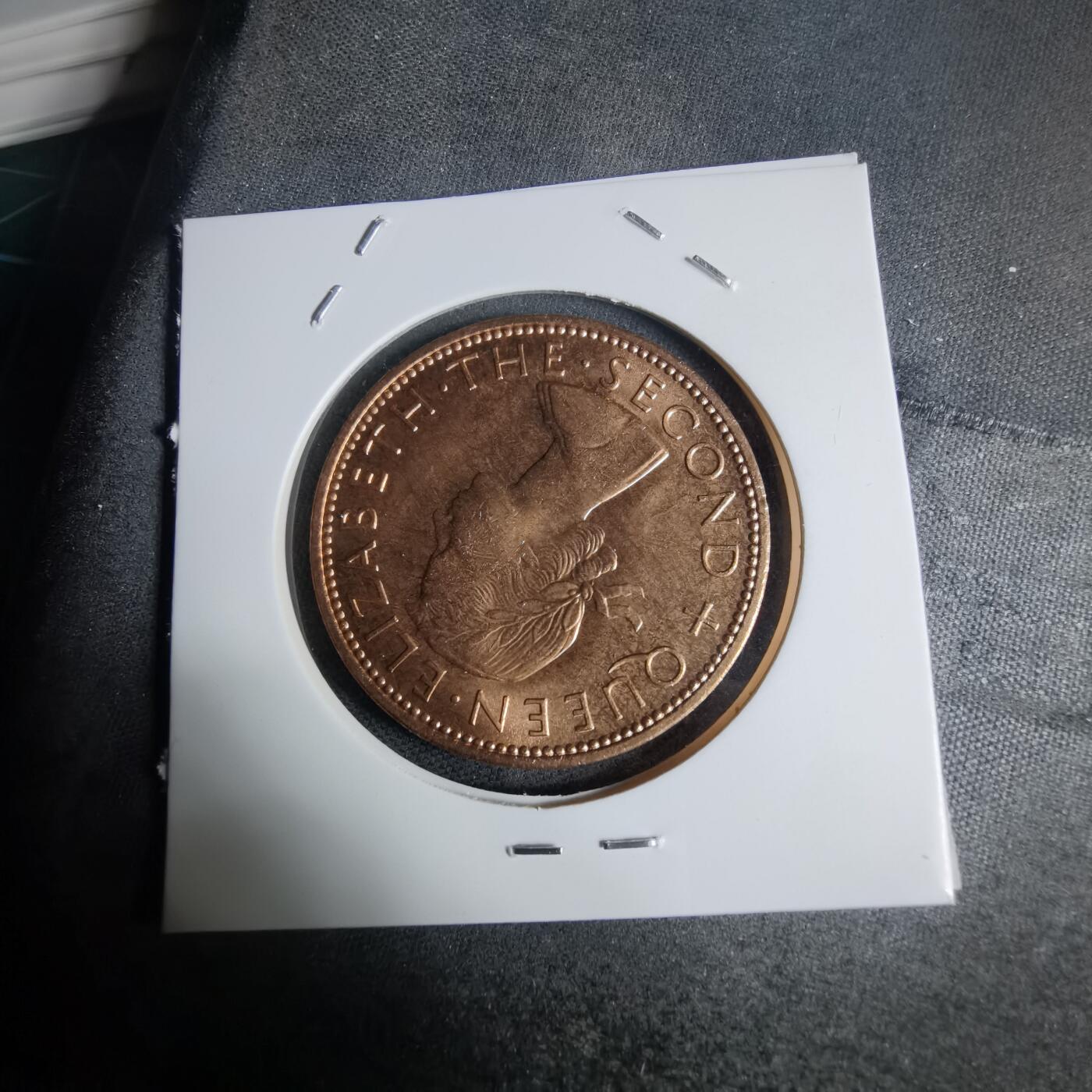 沼泽如烟--第941场 新西兰1965年1便士