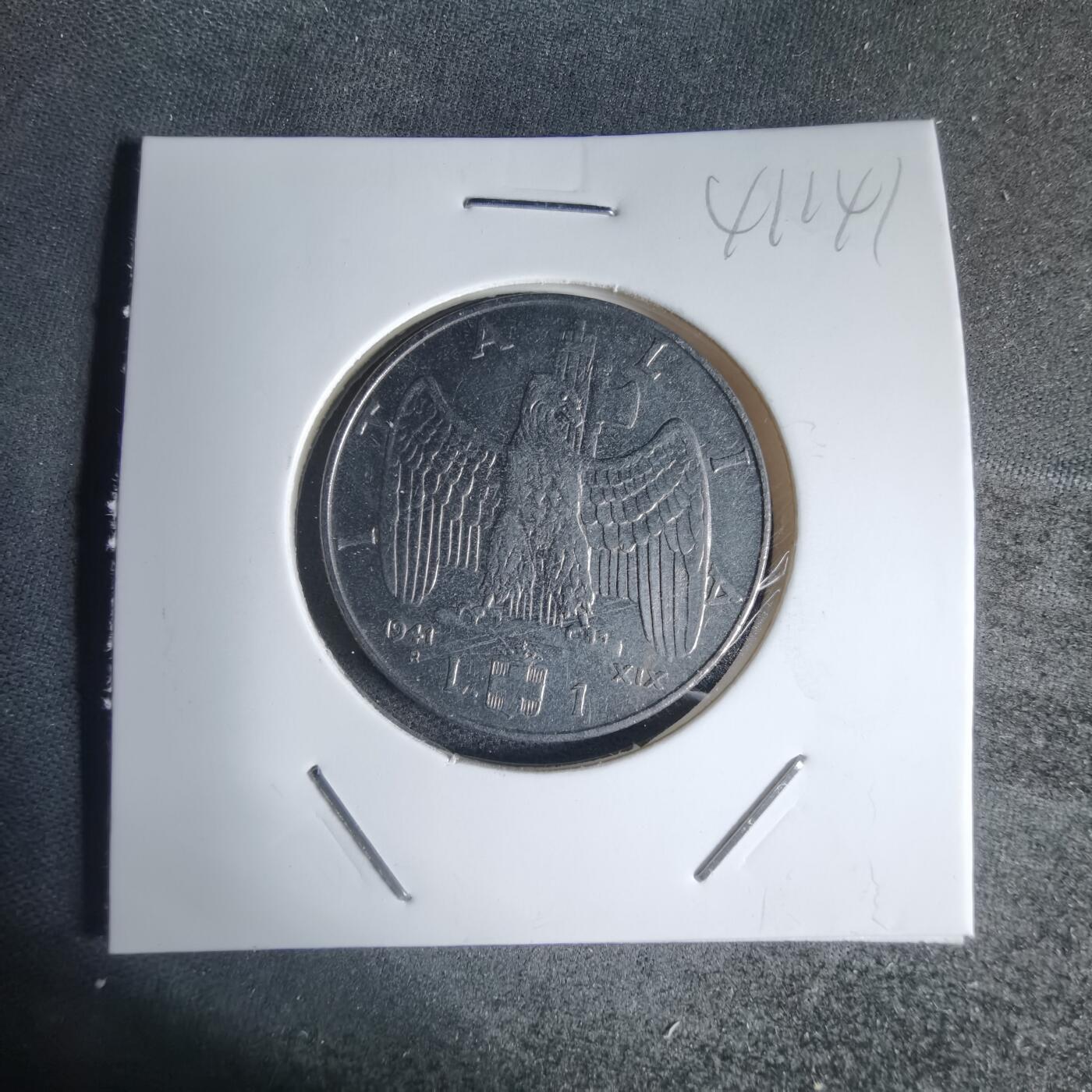 沼泽如烟--第941场 意大利1941年1里拉